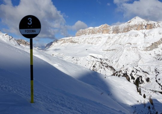 Pista Fodoma: la pista più difficile di Arabba - Porta Vescovo nel Dolomiti Superski