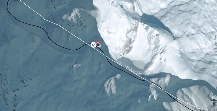 Traccia 3D pista Vallon