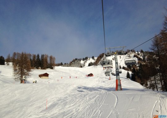 Seggiovia Arlara: comoda e volece porta d'accesso di Corvara per le piste dell'Alta Badia