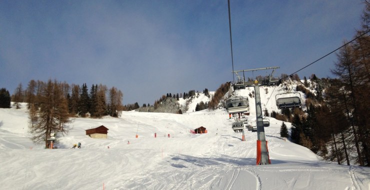 In viaggio sulla seggiovia Arlara