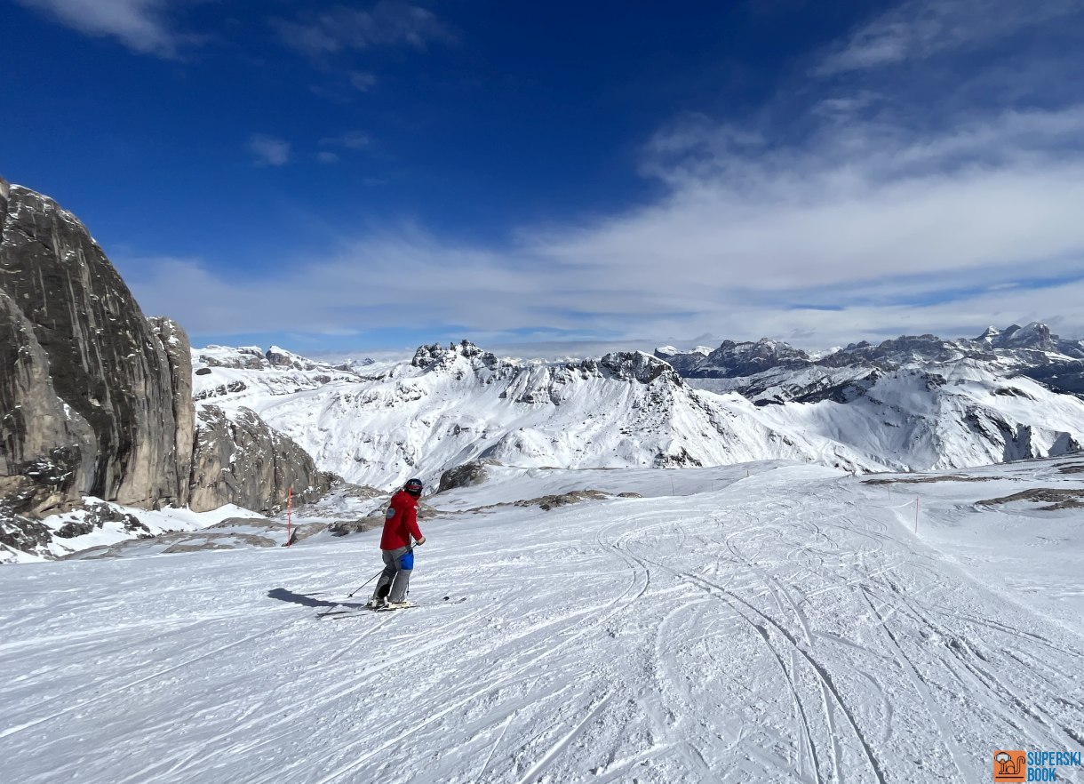 Verso metà pista Bellunese