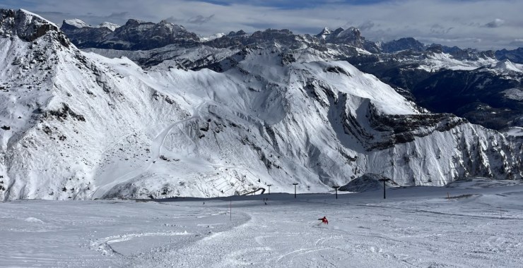 Sequenza di muri e curvoni