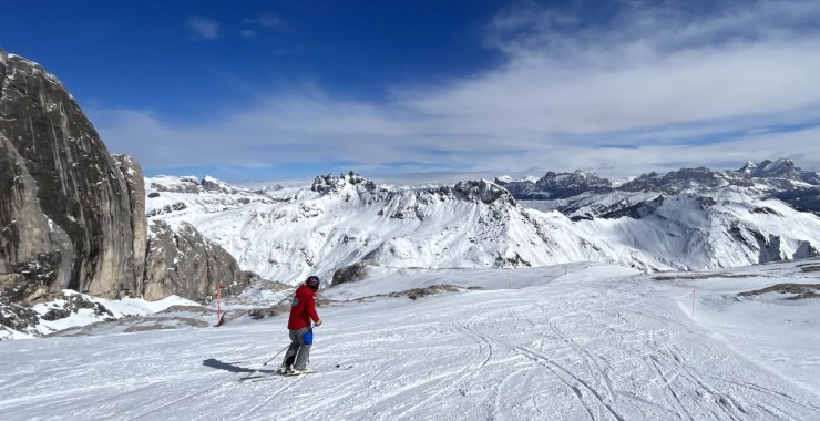 Verso metà pista Bellunese