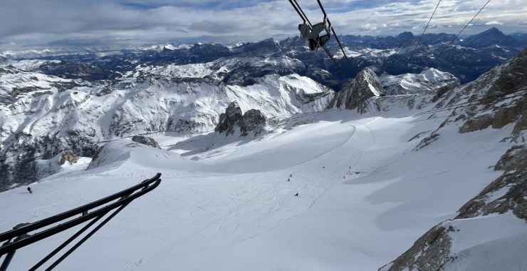 Parte alta pista Bellunese