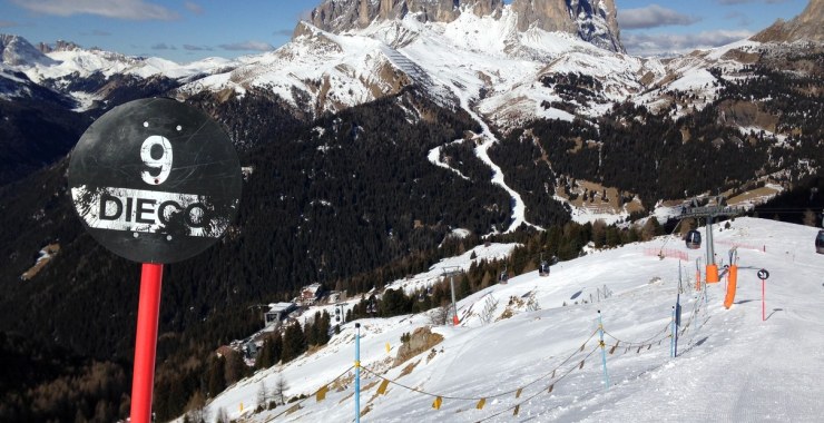 Cartello pista nera Diego