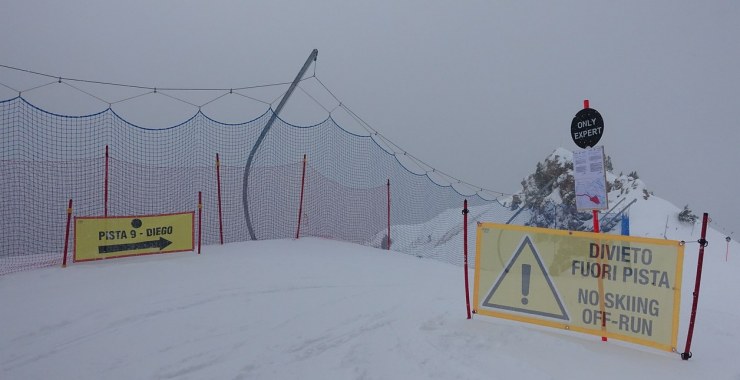 Difficoltà pista Diego