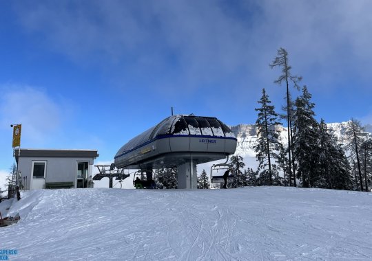 Veloce seggiovia di La Villa che serve una pista strepitosa