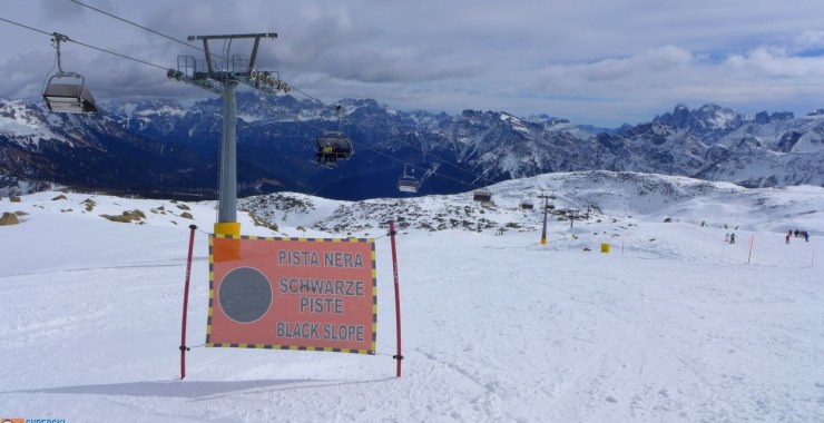 La Volata: segnale di pista difficile