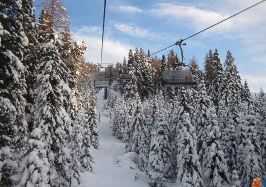 Impianto principale di Obereggen in Val d'Ega