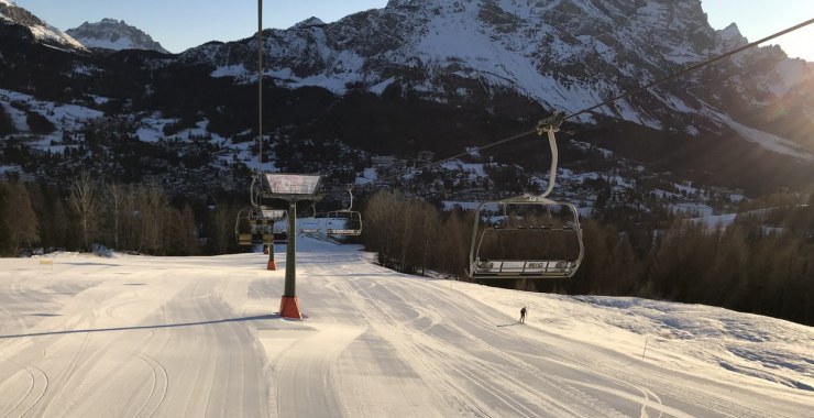 Pista Roncato vista da seggiovia