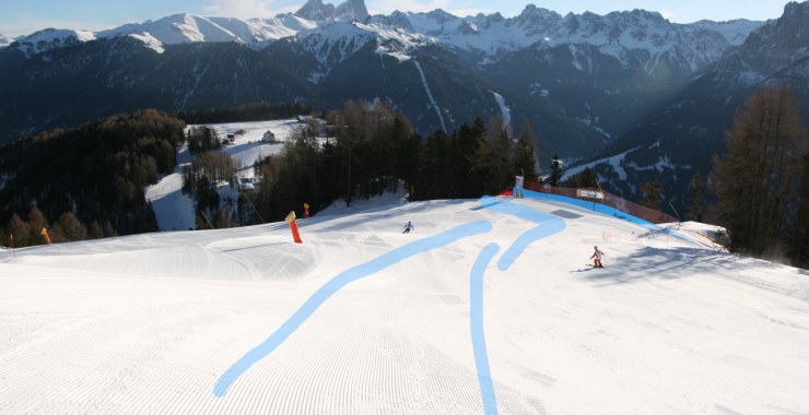 Bivio per la pista rossa Thoeni