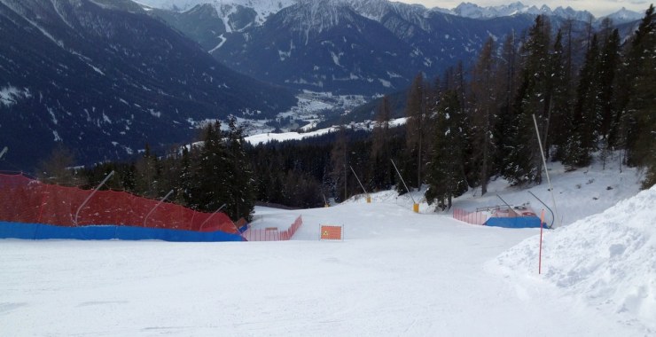 Cambi di pendenza pista Thöni