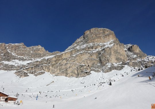 Pista nera e impegnativa del Col Pradat