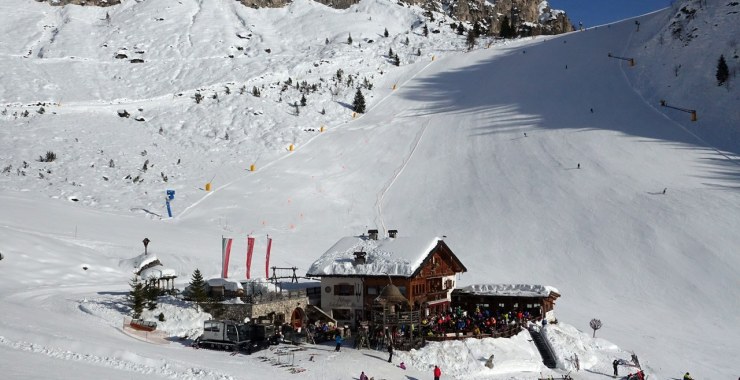 Muro della pista Col Pradat