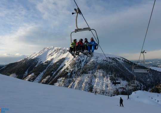 Impianto che serve una miriade di piste belle e tecniche a Pampeago