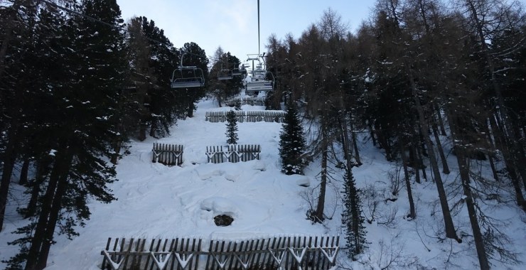 Sotto seggiovia Monte Agnello