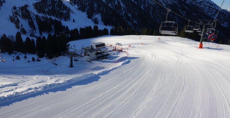 Inizio pista Prà Erto