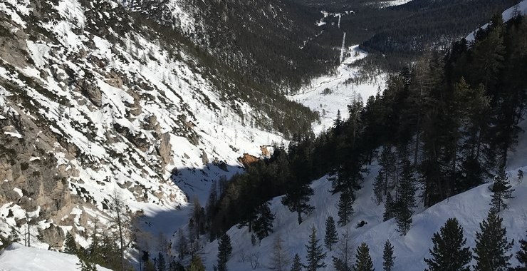 Tratto ripido e difficile