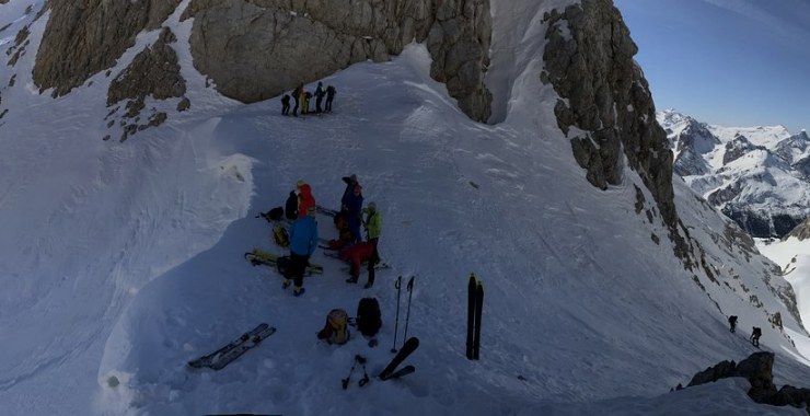 Panoramica dalla forcella
