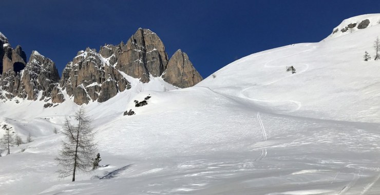 Discesa da Forcella Popera