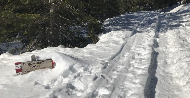 Segnavia per Rifugio Berti