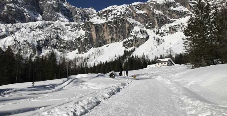 Arrivo al Rifugio Lunelli