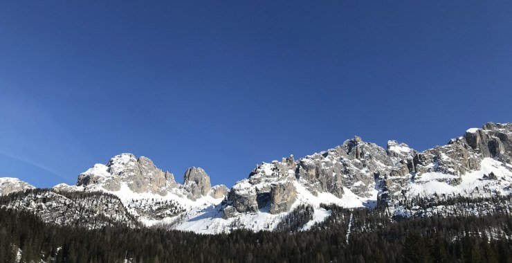 Partenza gita skialp alla Forcella della Neve