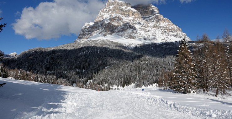 Pelmo dalla pista Cornia