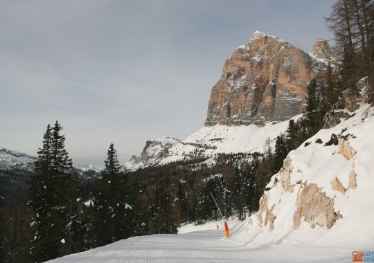 Pista Tofanina: una tra le piste da sci più panoramiche del Dolomiti Superski