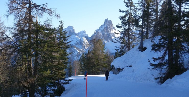 Panorama su Croda da Lago