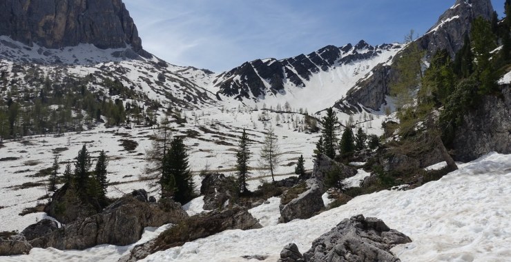Forcella Giau in primavera