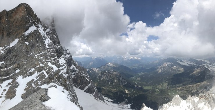 Crode Forca Rossa: panorama di vetta