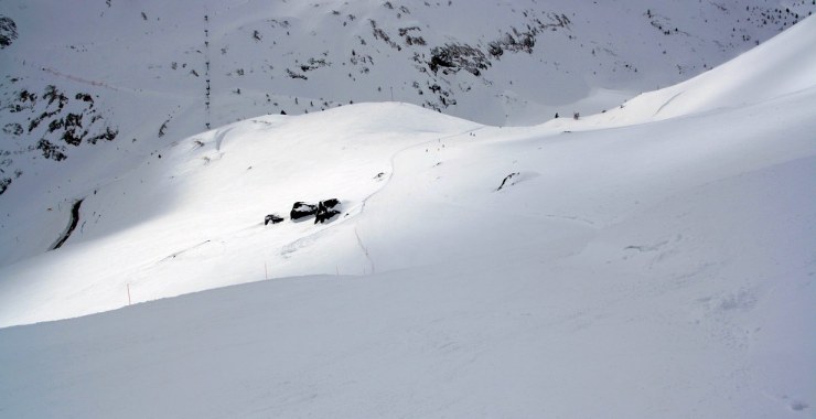 Muro centrale pista Padon A