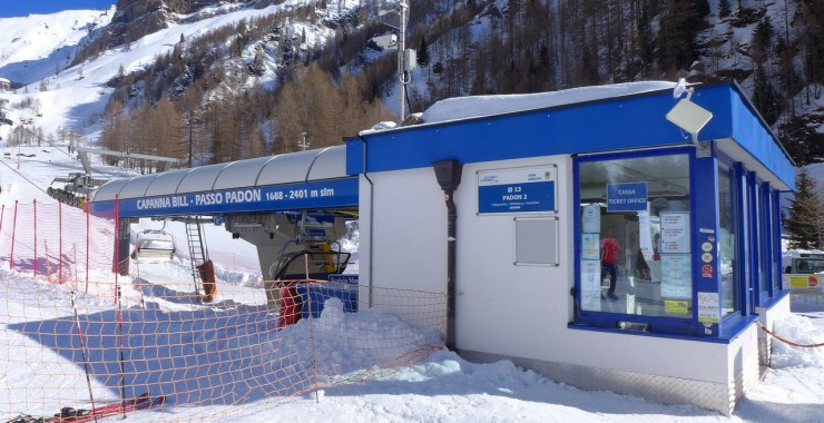 Stazione di valle seggiovia Padon 2