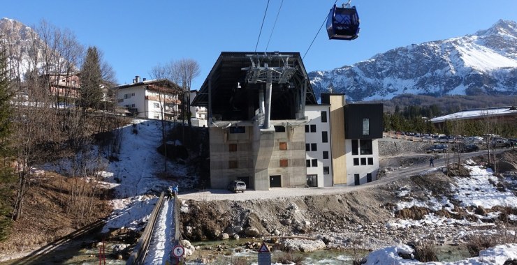 Stazione di valle a Cortina