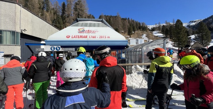 Imbarco seggiovia Latemar