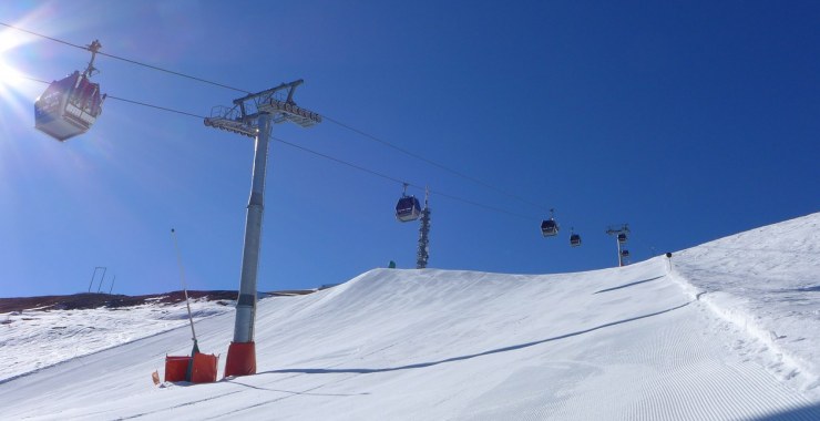 Parte alta pista nera Herrnegg