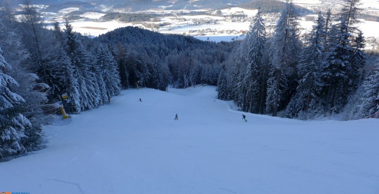 Parte bassa pista Herrnegg