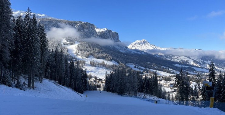 Il bellissimo tratto finale della pista Altin