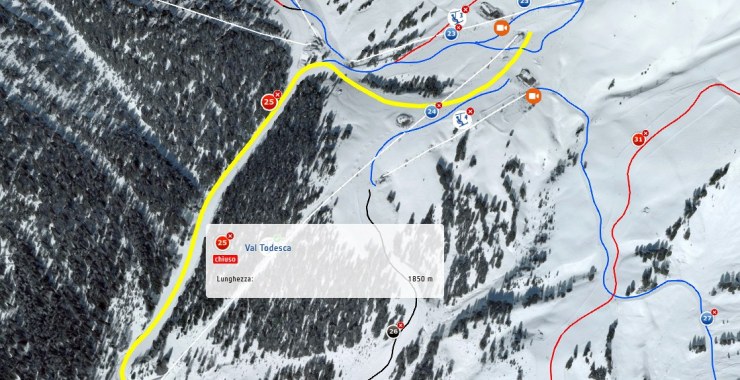 Traccia pista Val Todesca