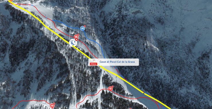 Traccia Casot di Pecol - Col de la Grava