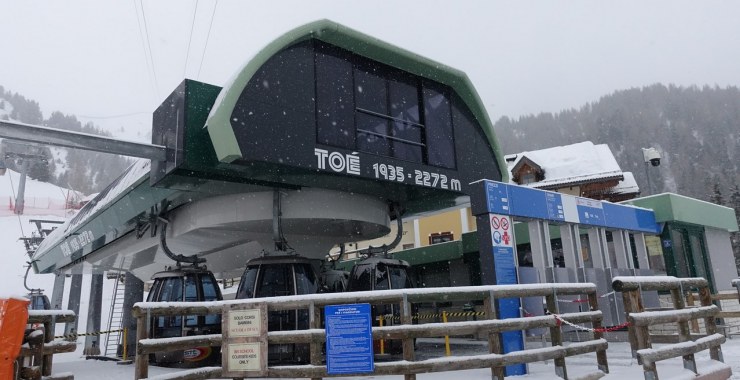 Cabinovia Toé valle