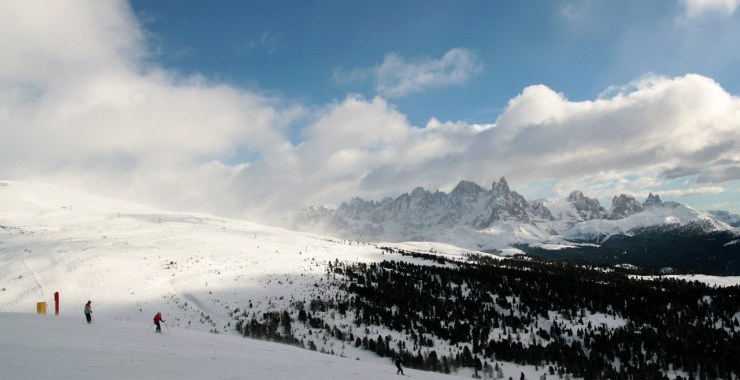 Vista sul Passo Rolle