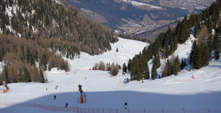 Val di Fassa dall'Alpe Lusia