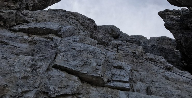 Inizio via ferrata