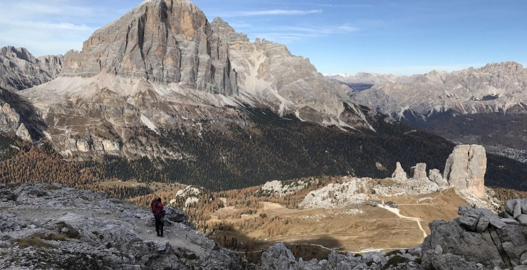 Uscita della via ferrata