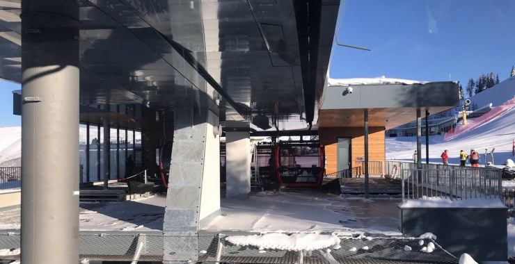 Arrivo stazione di monte