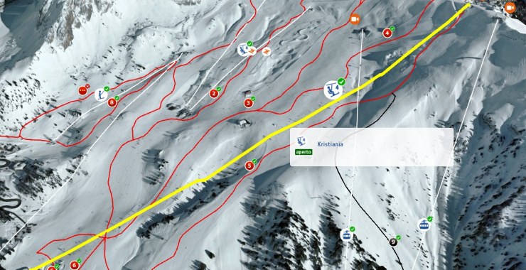 Traccia impianto Kristiania - Col dei Rossi