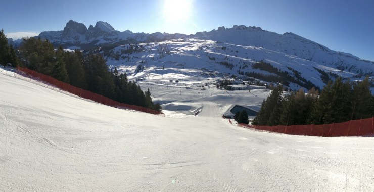 Panoramica muro pista Freccia