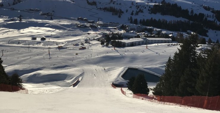 Muro lungo pista Freccia